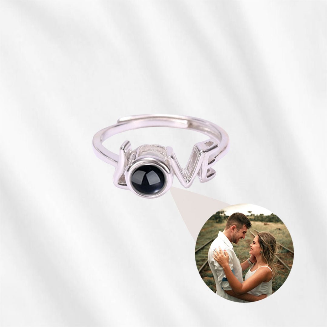 I love you projection ring