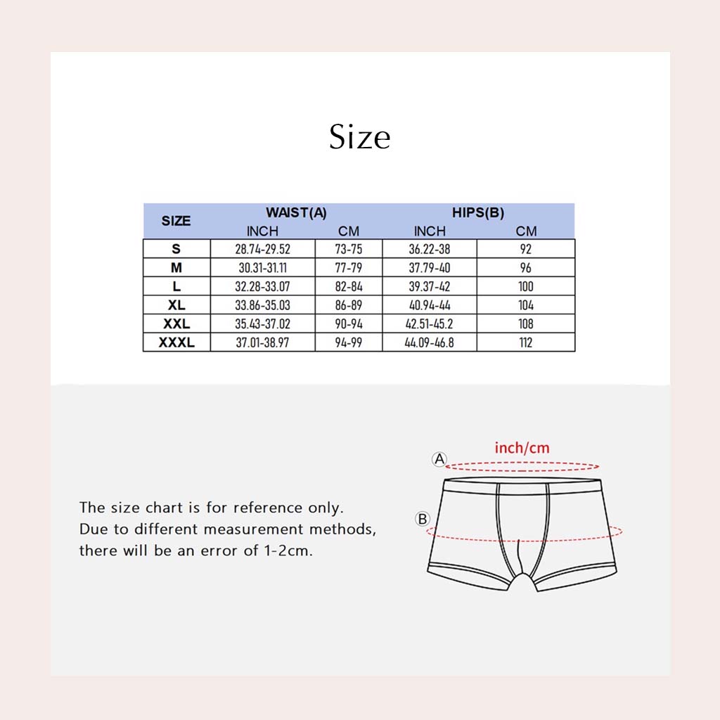 custom face boxers size