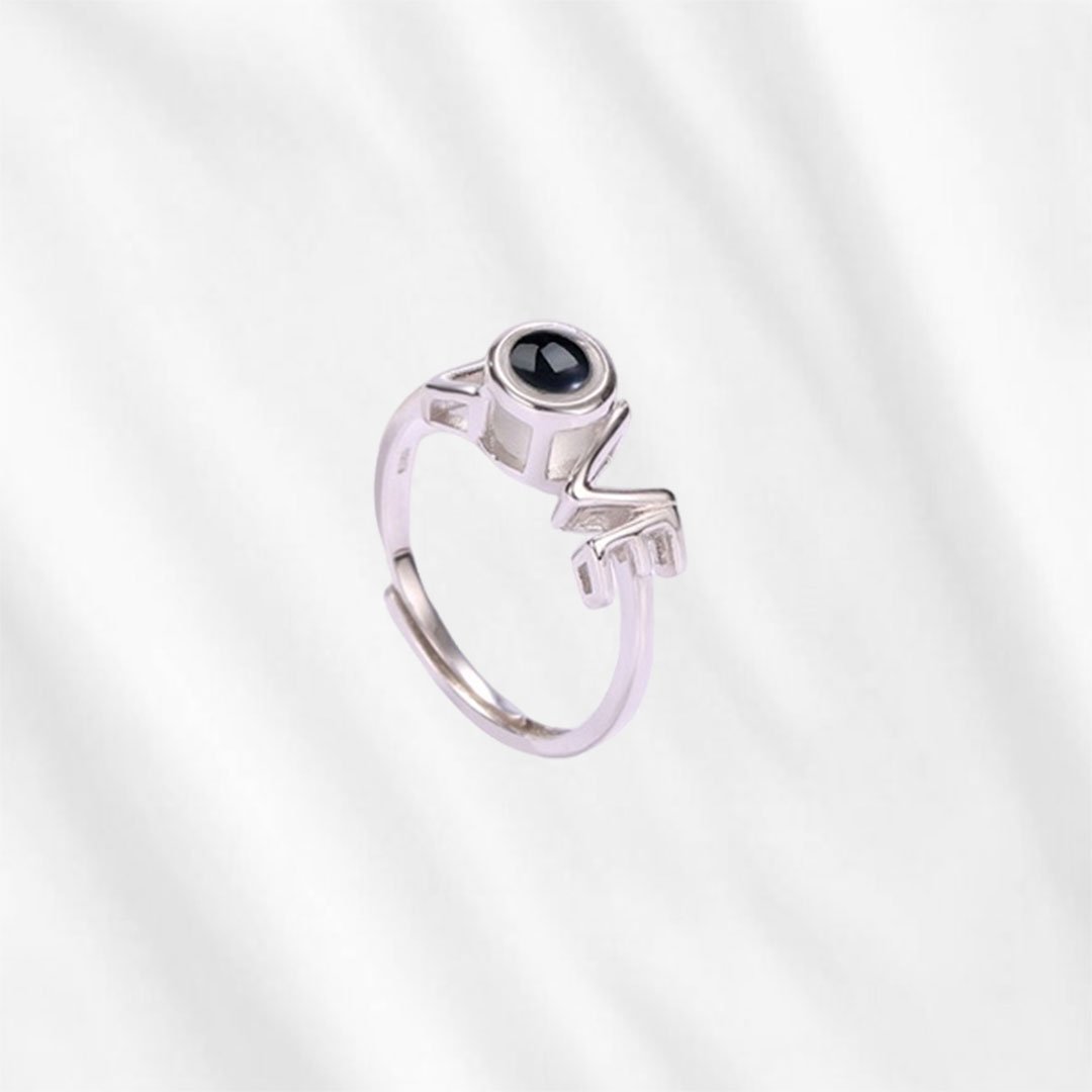 I love you projection ring