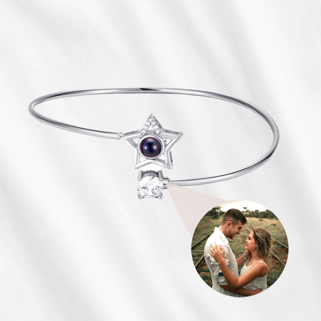 projection bracelet star bangle