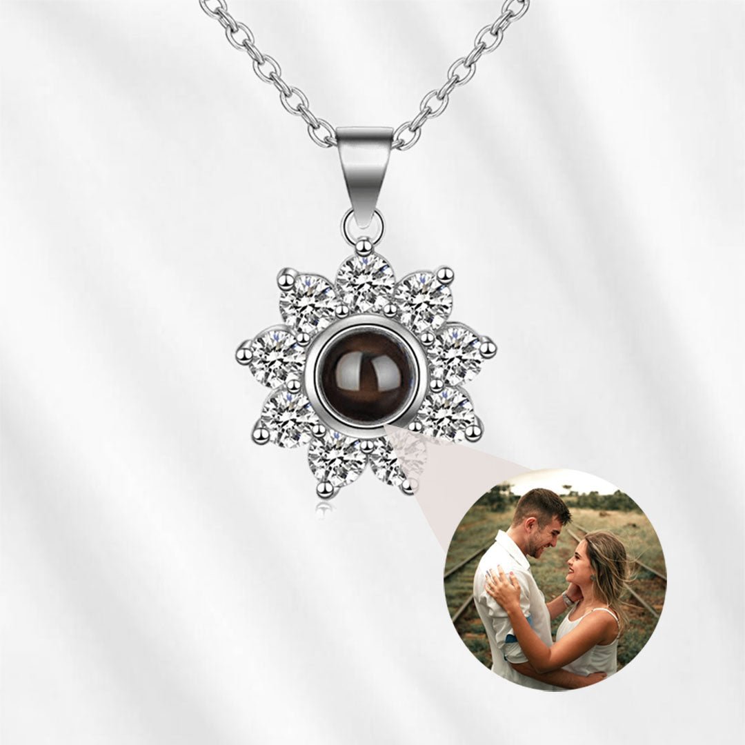 Photo Projection Necklace with Your Custom Picture Inside