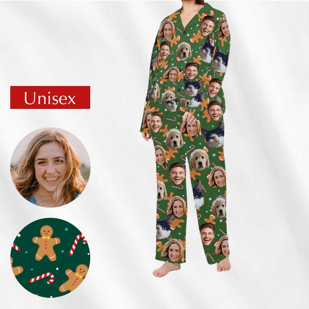 christmas pajamas with faces